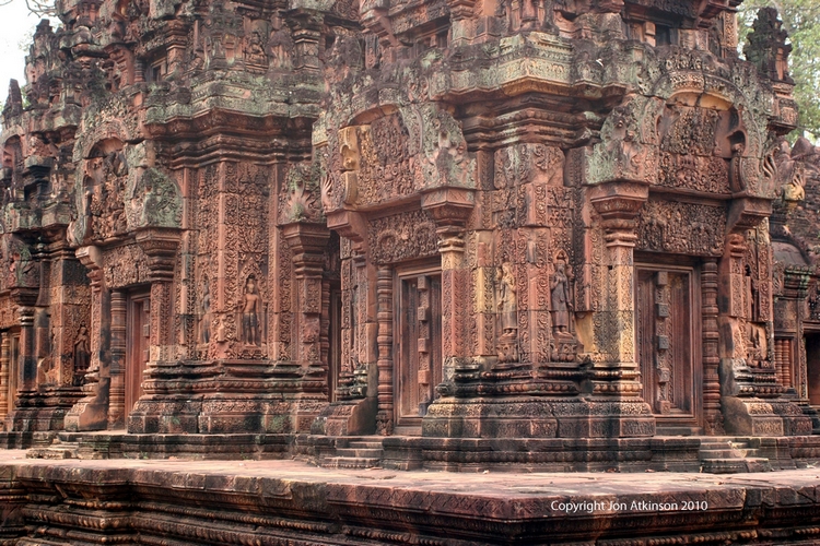Central Shrines of Banteay Srei Angkor, Cambodia